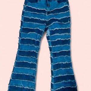 Vince Blue New York Boho Fringe Jeans 💙👖